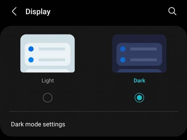 Samsung Galaxy S21 Fe Screenshot Dunkelmodus umschalten