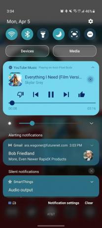 Google Widgets Idee für Youtube Musik aus Benachrichtigung