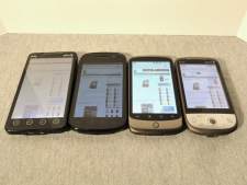 Aufstellung - Evo 4G, Nexus S, Nexus One, CDMA Hero