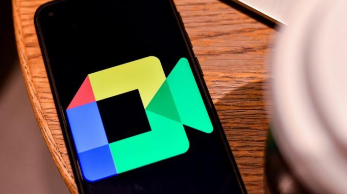 Google Meet-Logo auf Android