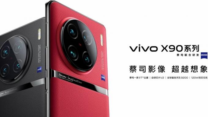 Die Einführung der Vivo X90-Serie.