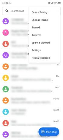 Google Messages Ota salaus käyttöön