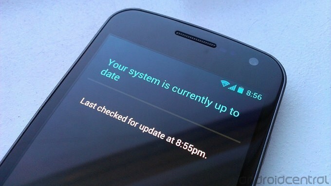 تحديثات Galaxy Nexus