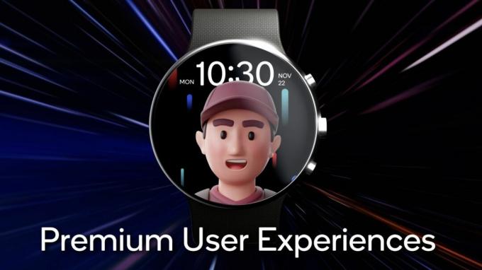 Qualcomm Snapdragon W5+ animasyonlu saat yüzü