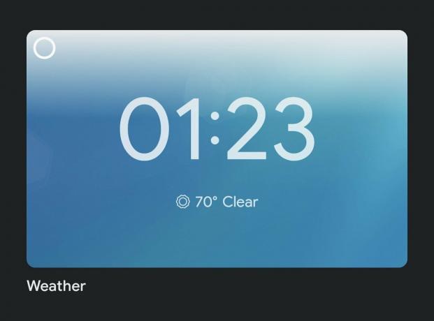ساعة الطقس من Google Nest Hub