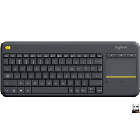 Logitech K400 Plus Wireless Touch Keyboard: $27,99