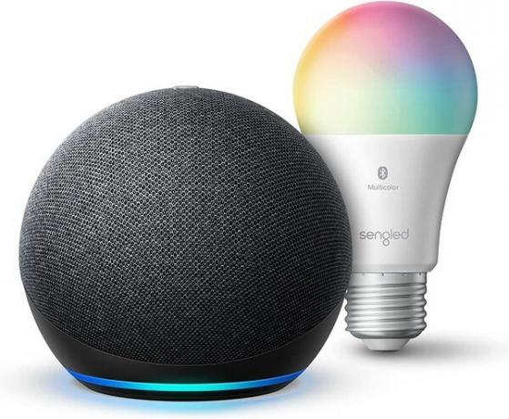 Amazon Echo Dot Sengled žarulja