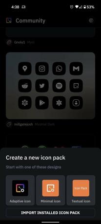 Ustvarjanje paketa ikon Material You