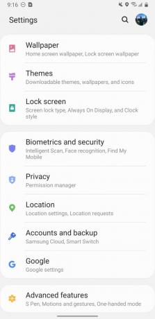 Блокировка контактов Samsung One UI 3