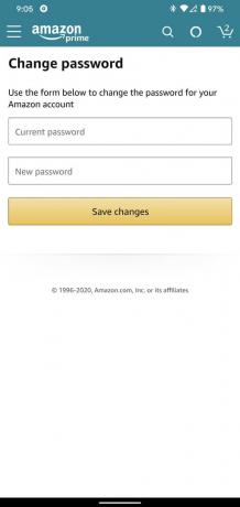 Ako zmeniť heslo pre Amazon