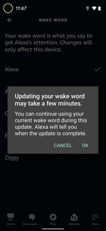 Как изменить слово пробуждения Alexa Voice 9