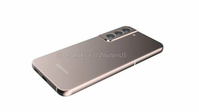 Samsung Galaxy S22 sa strane