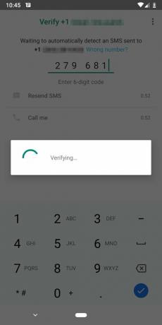 WhatsApp verificar número de teléfono