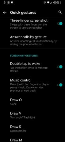 OnePlus 6T-Gesten