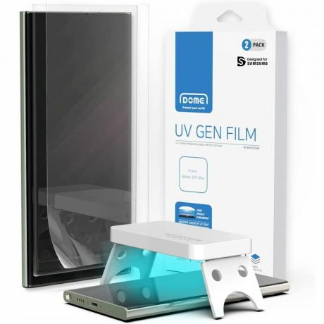 واقي الشاشة الزجاجي من Whitestone Dome Glass UV GEN لهاتف Samsung Galaxy S23 Plus