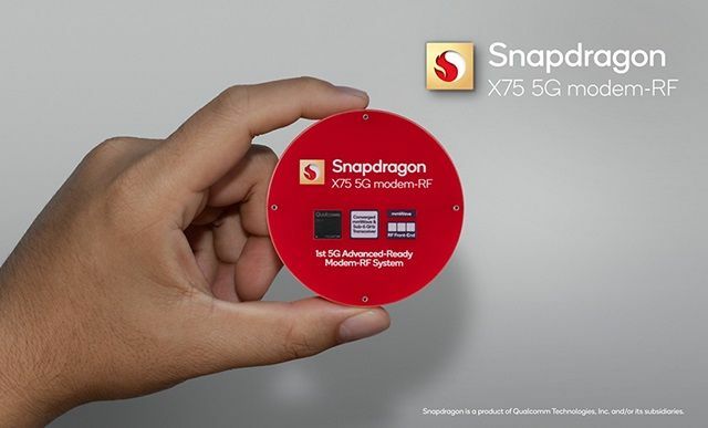 Le nouveau système Snapdragon X75 5G Modem-RF.