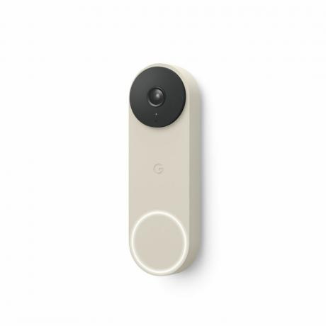 Google Nest Doorbell (berkabel, generasi ke-2) Sudut reko linen