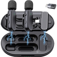 Profesionální bezdrátový lavalierový mikrofon 2 Pack pro Android: 55,99 $