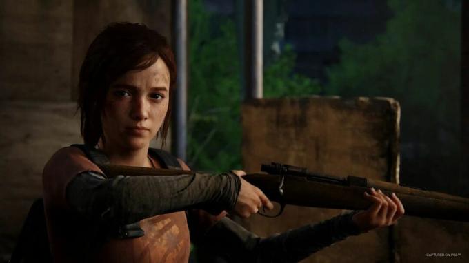 The Last of Us Part 1 Ellie ginklo vaizdas