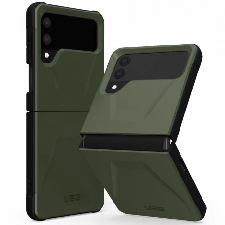 UAG Civilian per Samsung Galaxy Z Flip 4 in verde oliva