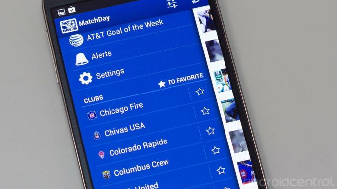 MLS MatchDay Android ierīcēm