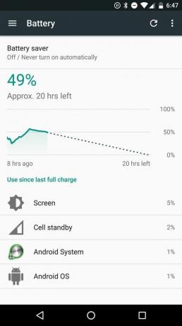 Android N -kehittäjän esikatseluasetusvalikko