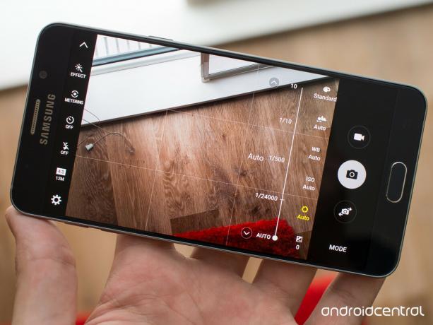 Galaxy Note 5 kaamera liides