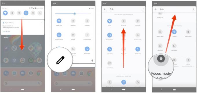 A Fókusz mód engedélyezése az Android 10 rendszerben