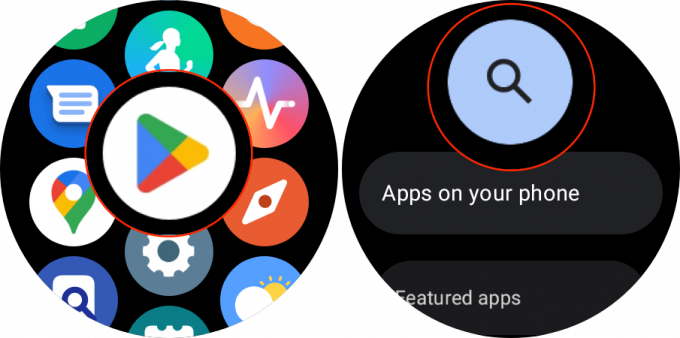 Atveriet pakalpojumu Google Play un ierīcē Galaxy Watch 5 meklējiet Gboard