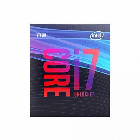 8 branduolių „Intel Core i7-9700K“ darbalaukio procesorius iki 4,9 GHz „Turbo“ atrakintas LGA1151 300 serijos 95W