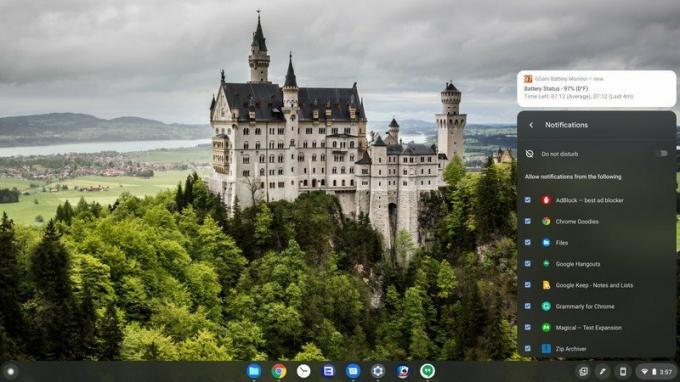 Activar No molestar en Chrome OS
