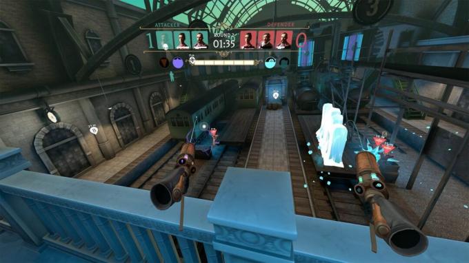 Wands Alliances-screenshot van een Meta Quest 2