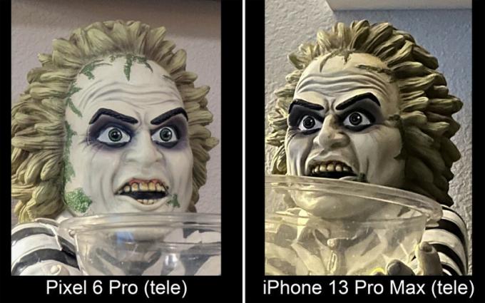 Pixel 6 Pro versus Iphone 13 Pro Max nachtzoom