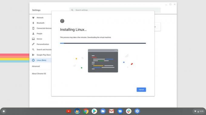 Linux na Chromebooku