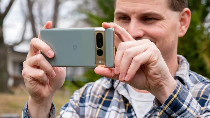 Valokuvan ottaminen Google Pixel 7 Prolla