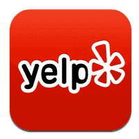 Logo firmy Yelp