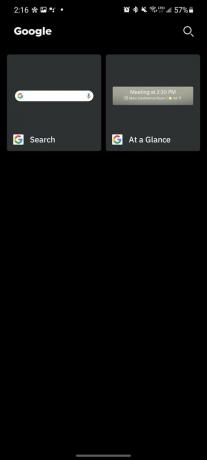 Widget Google Selettore widget di ricerca di Google