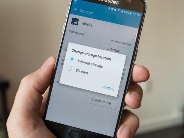 Aplikace Galaxy S7 na SD kartu