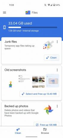 Ustawienia przechowywania Google Pixel