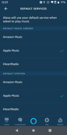 אפליקציית Alexa Apple Music 7