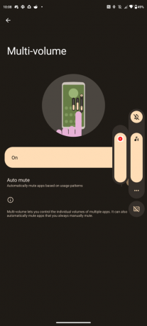 Motorola edge+ (2022) viacnásobné nastavenie hlasitosti