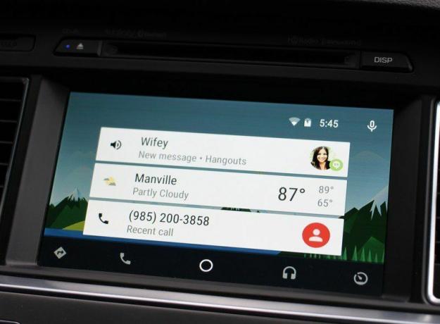 Upozornenia Android Auto v Hyundai Sonata