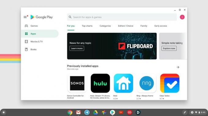Увеличаване на приложението Chromebook за Android 1
