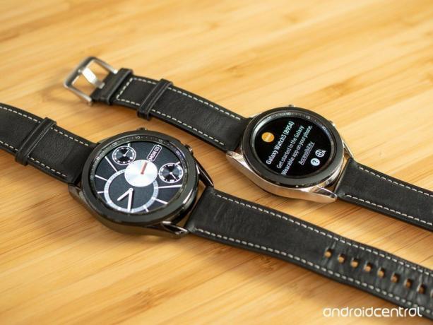 Samsung Galaxy Watch 3 obe veľkosti