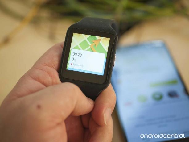 GPS-отслеживание на Sony SmartWatch 3