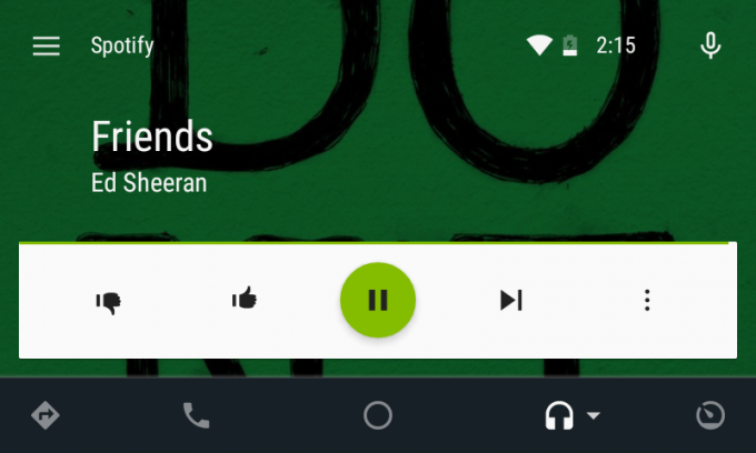 Spotify v Androidu Auto