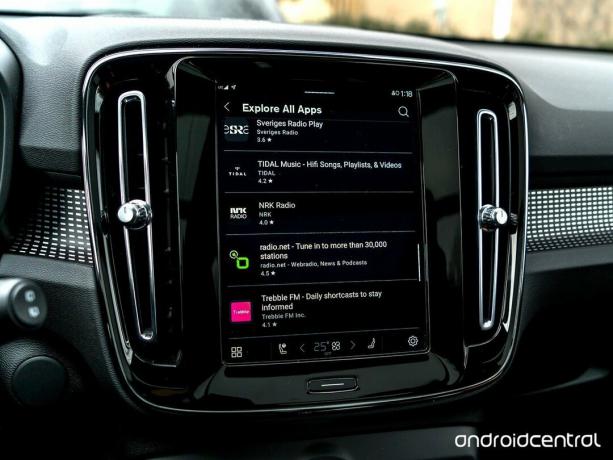 Android Automotive App-Liste