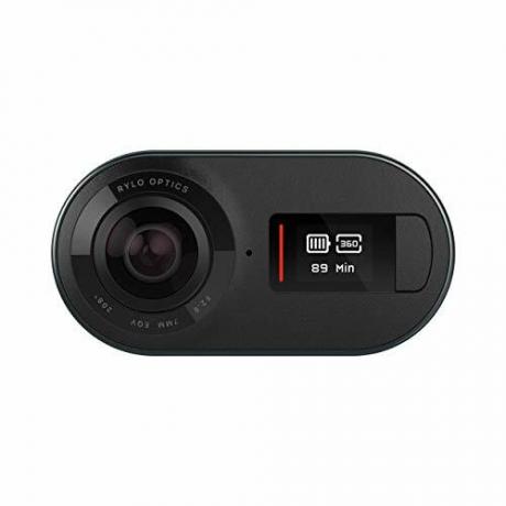 Rylo 5.8K 360 видеокамера - (iPhone + Android) - пробивна стабилизация, включва 16 GB SD карта и всекидневен калъф, черен