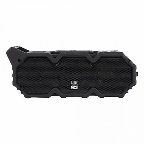 Altec Lansing IMW790-BLKC Lifejacket XL Jolt Haut-parleur Bluetooth portable robuste et étanche avec chargement sans fil Qi, 20 heures d'autonomie, portée sans fil de 100 pieds et assistant vocal