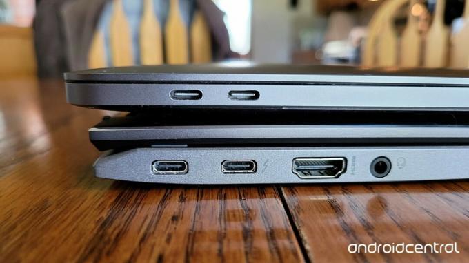 Acer Chromebook Spin 713 2021 Преглед на Thunderbolt Alignment